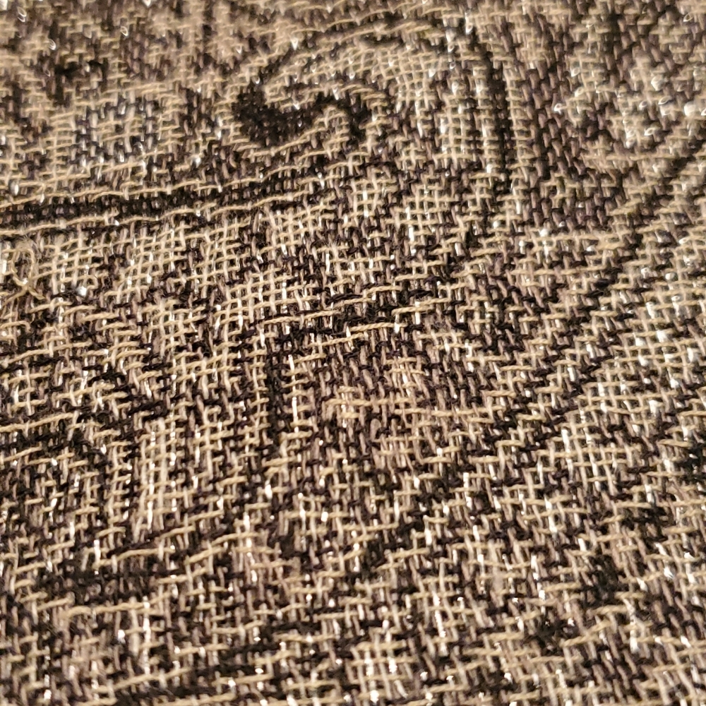 Black & Silver Scarf